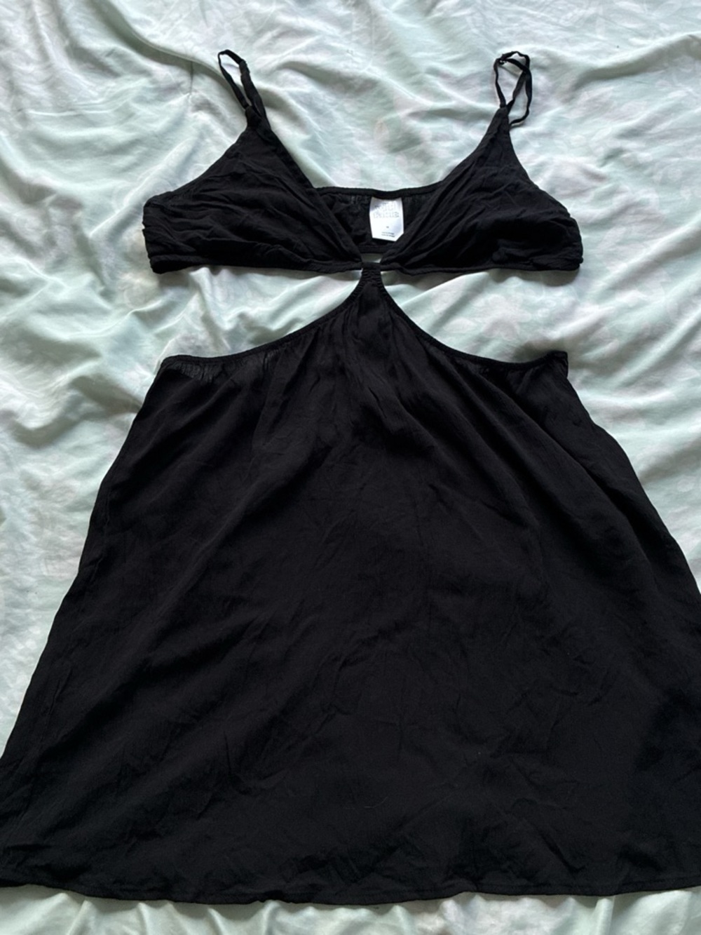 Target Black Cutout Slip Dress